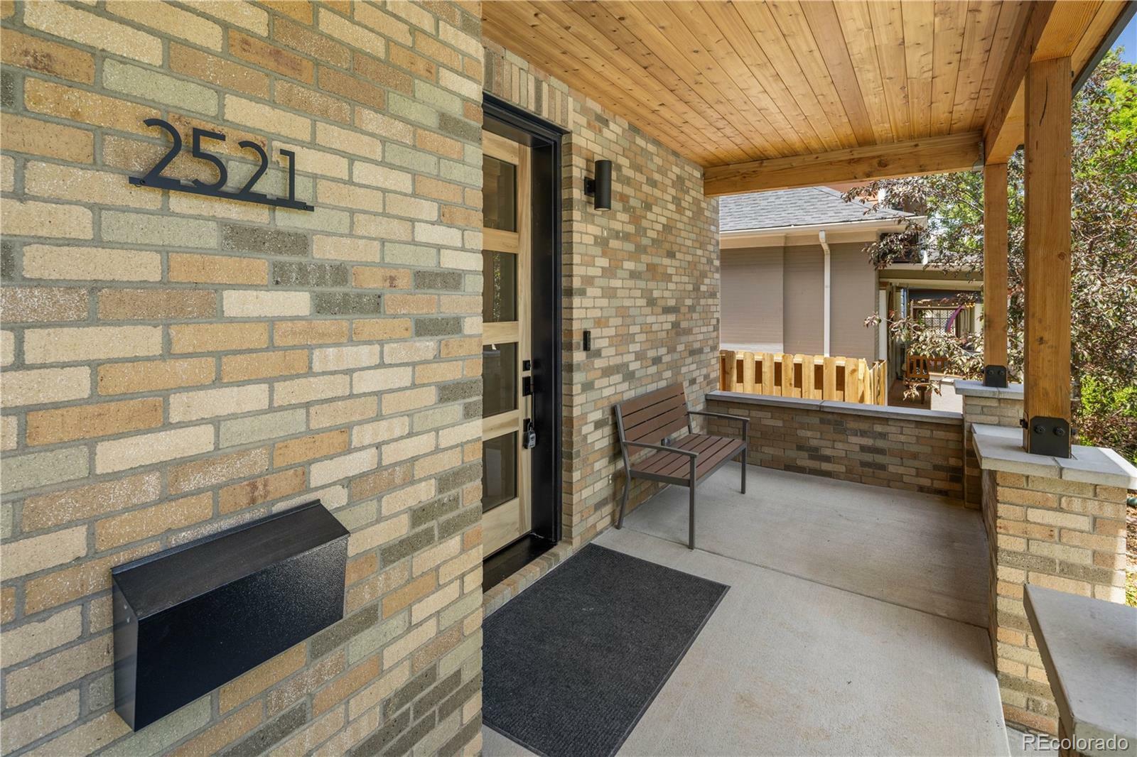 Property Photo: 2521 N Gaylord Street CO 80205
