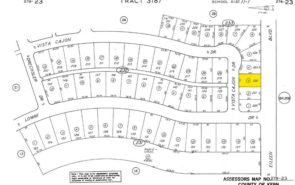 Property Photo: 0 Eileen CA 93505