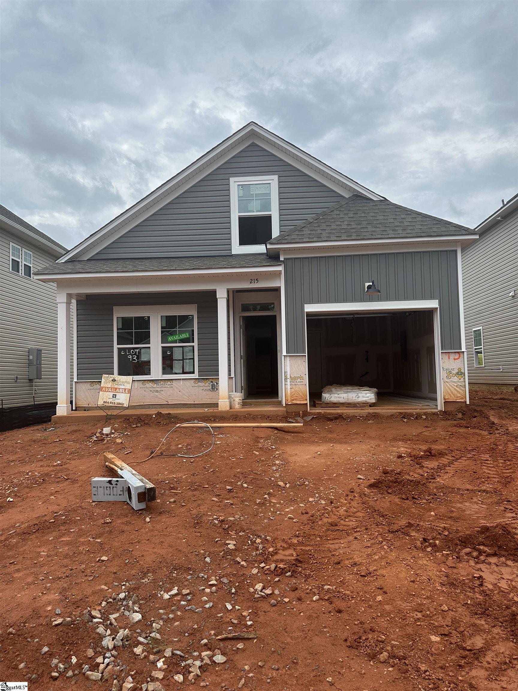 Property Photo: 215 Brown Circle Lot 93 SC 29642
