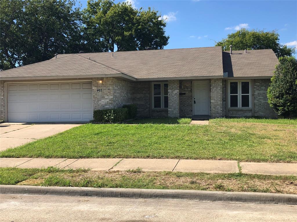 Property Photo:  467 Clearfield Drive  TX 75043 
