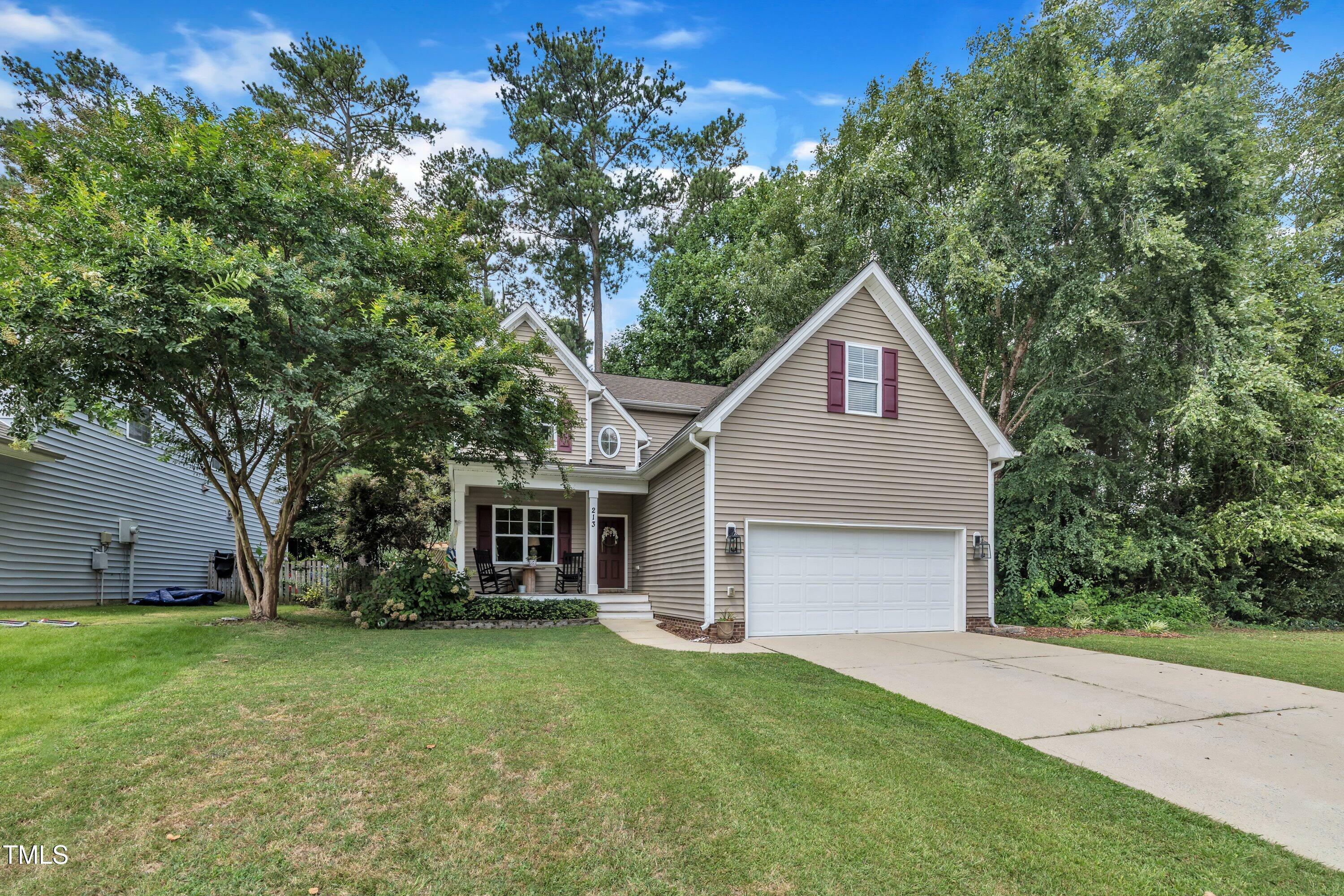 Property Photo: 213 N Weststone Boulevard NC 27526