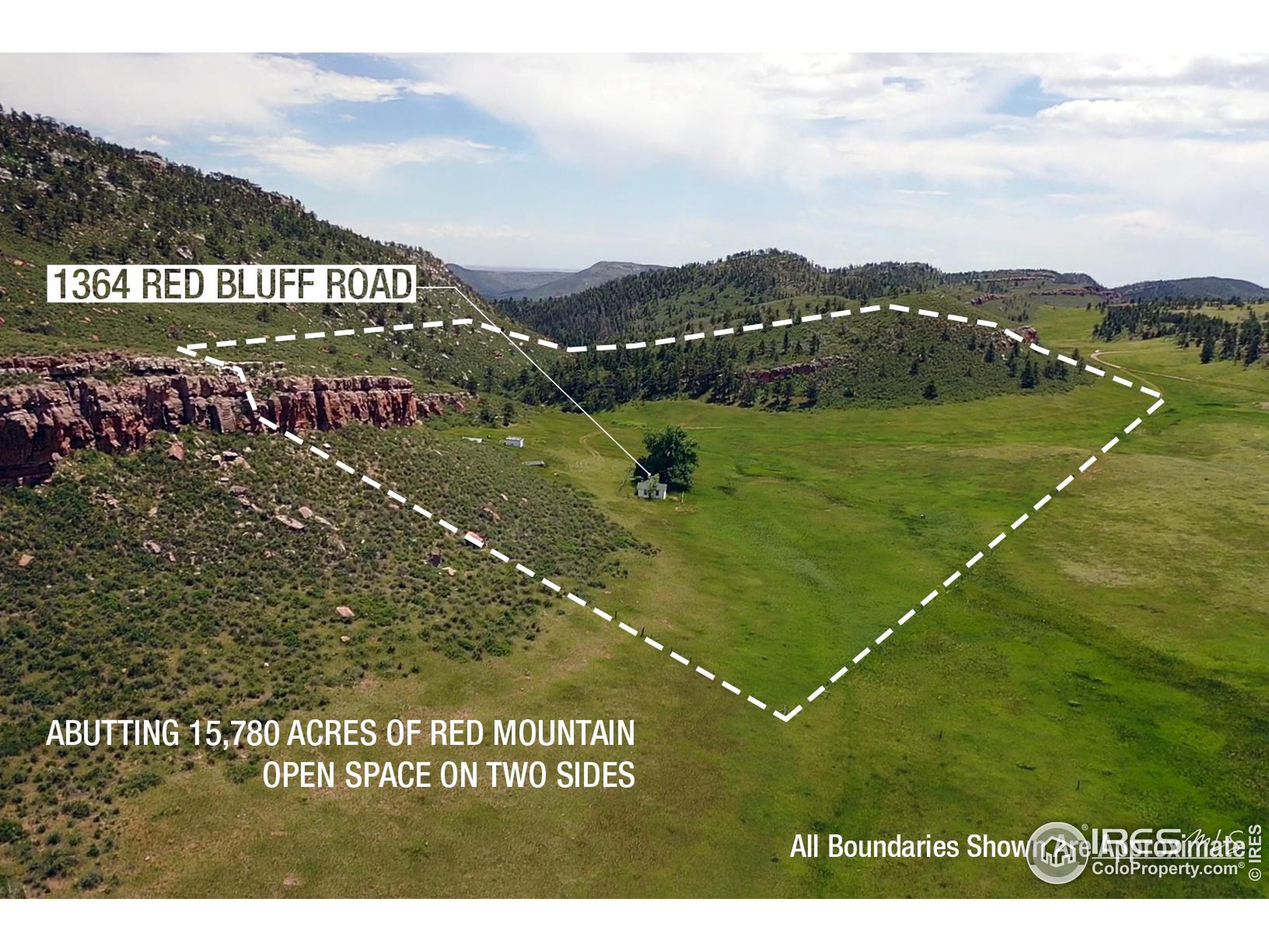Property Photo: 1364 Red Bluff Rd CO 80536