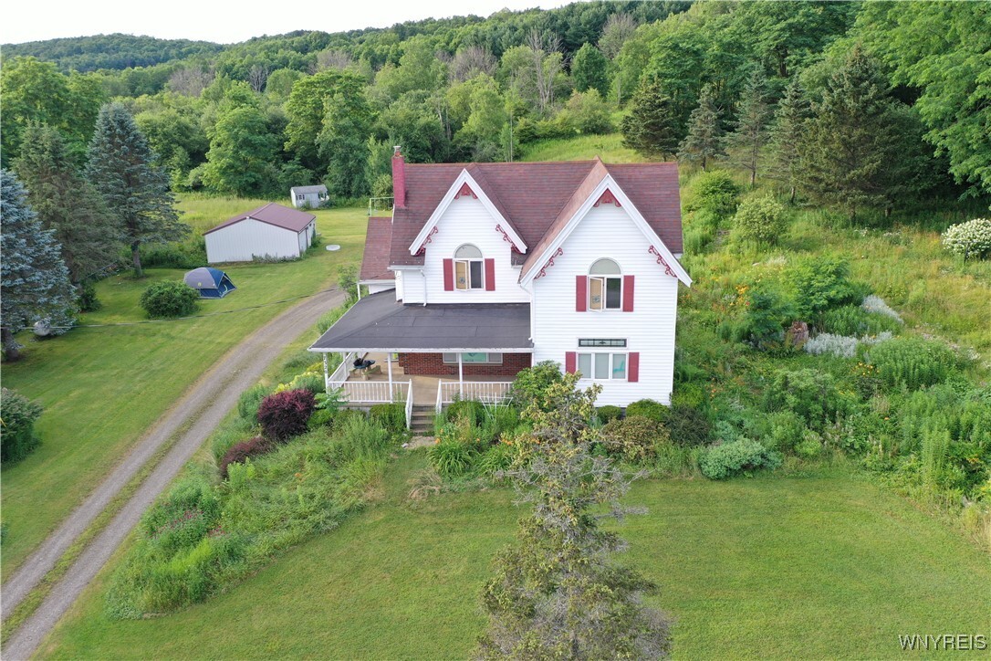Property Photo: 7320 E Flats Road NY 14729