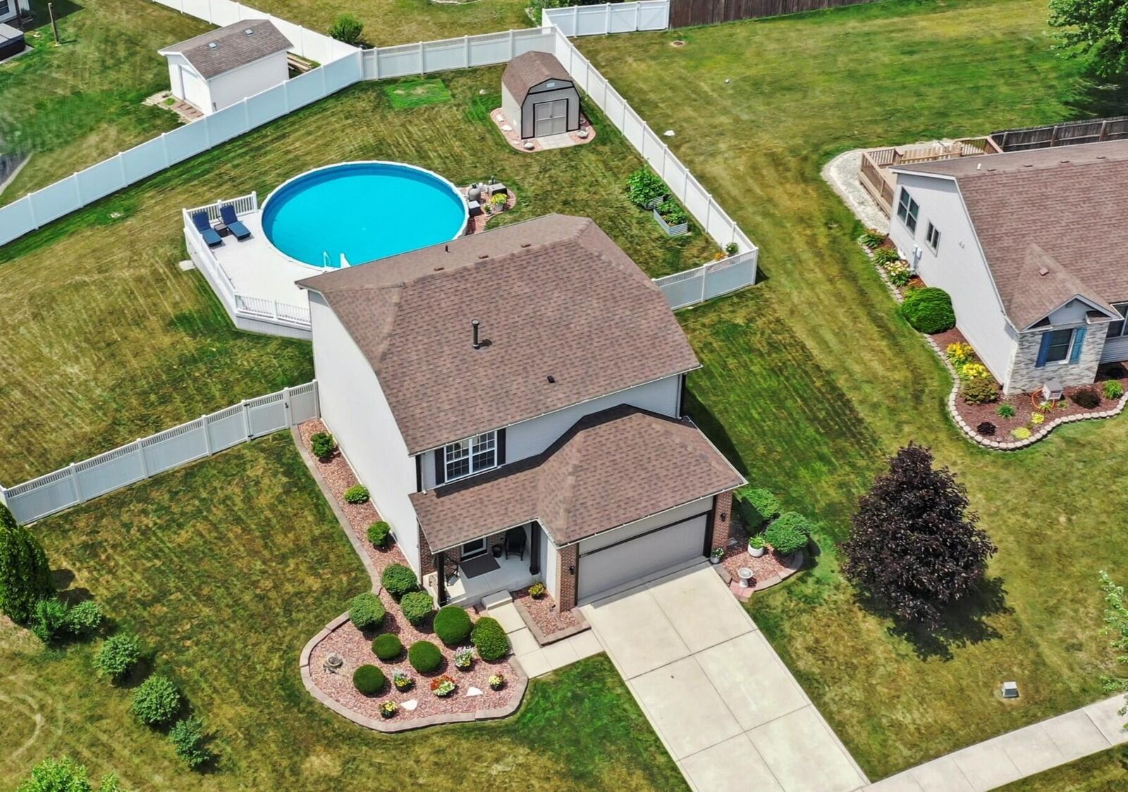 Property Photo:  8810 Buckridge Court  IN 46303 