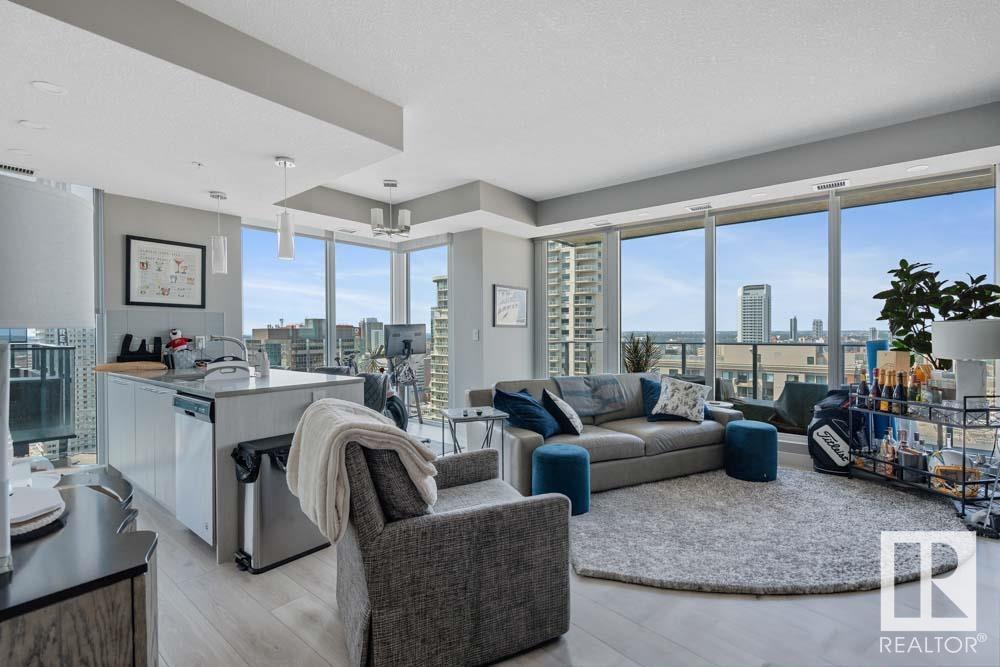 Property Photo:  10180 103 Street NW 2501  AB T5J 0L1 