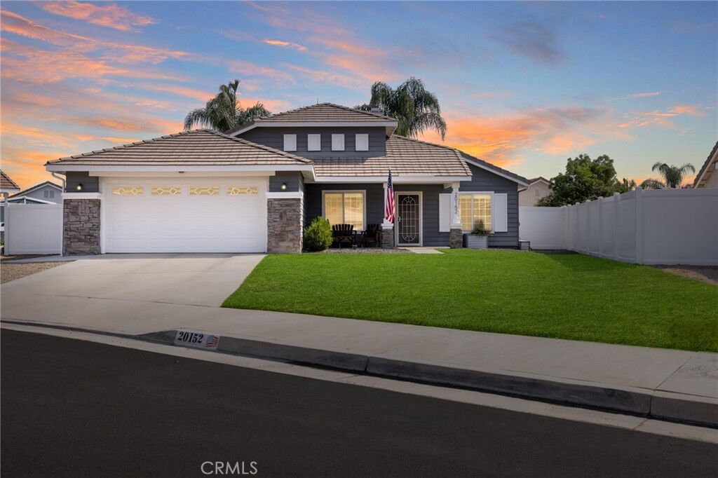 Property Photo: 20152 Mapleleaf Court CA 92595