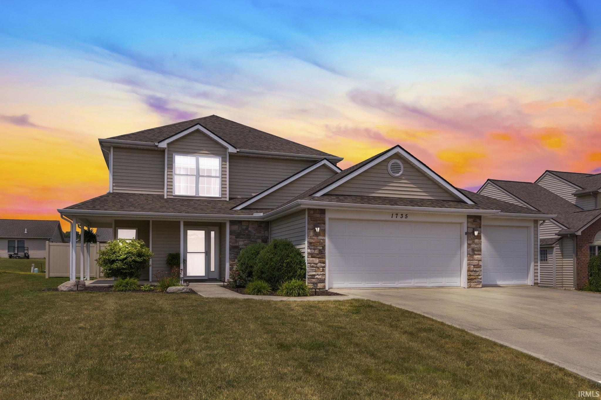 Property Photo:  1735 Noble Kinsmen Place  IN 46818 