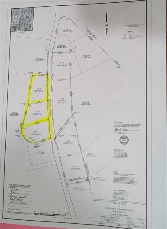 Property Photo: Lot 3 Highland Ave MA 01331