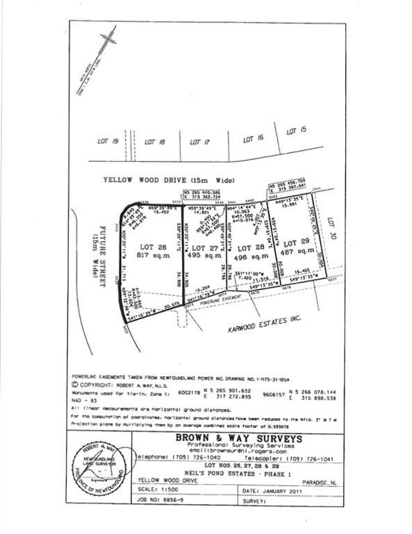 Photo de la propriété:  27 Yellow Wood Drive  NE A1L0X9 