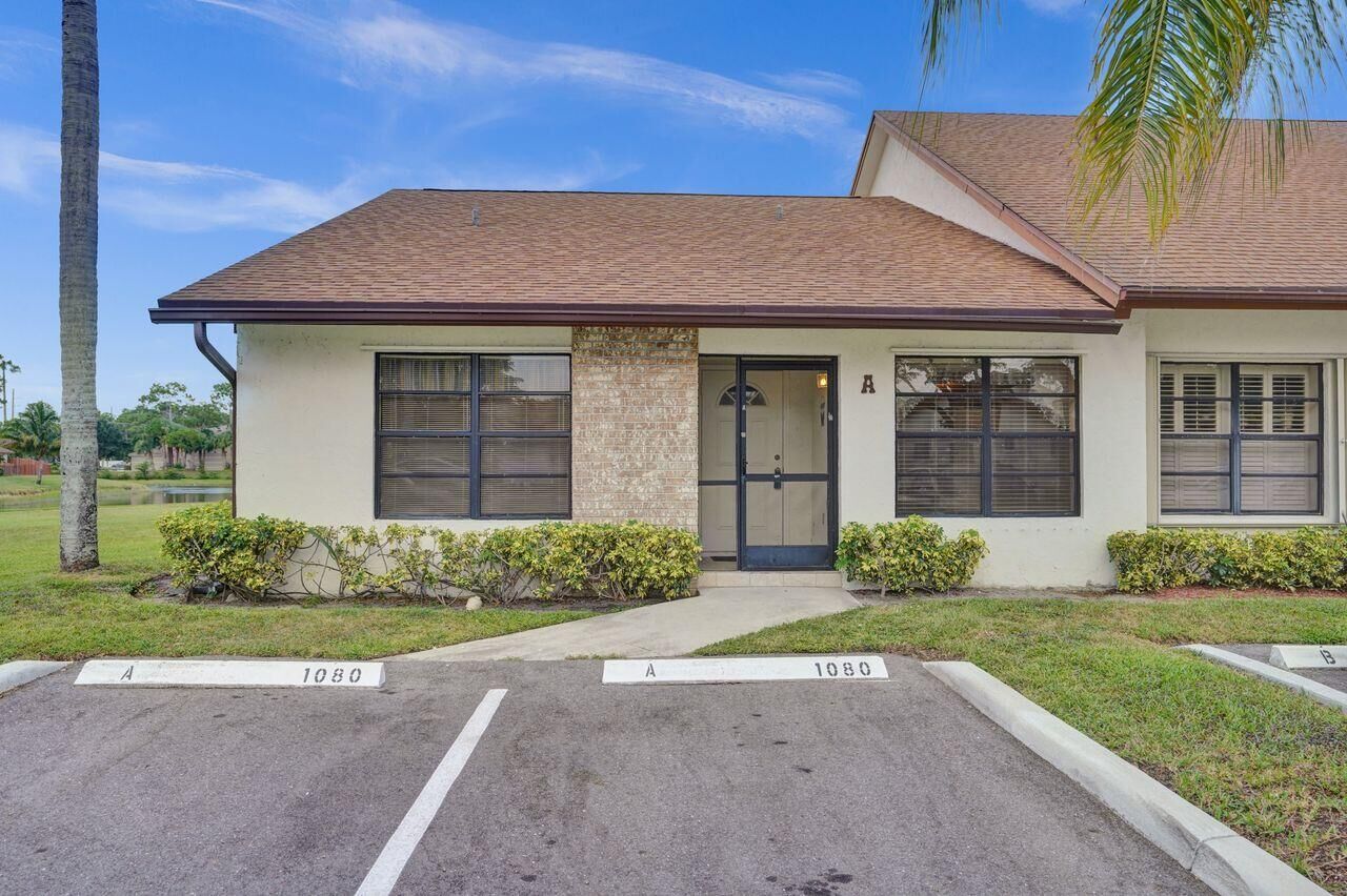 Property Photo: 1080 Parkside Green Drive A FL 33415