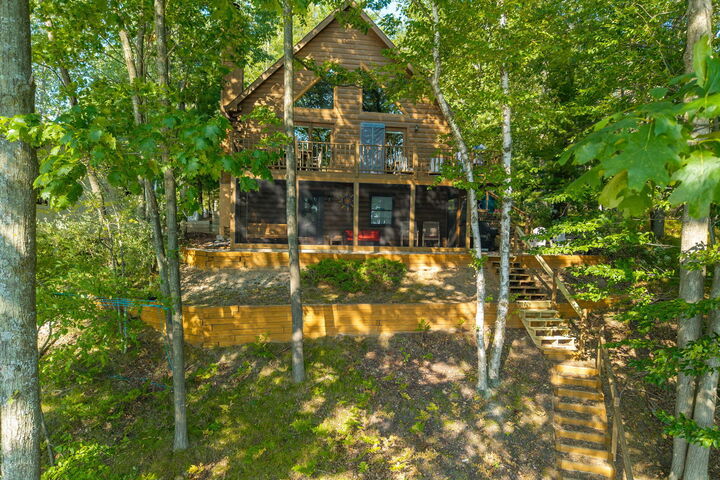 Property Photo:  8711 N Island Drive  MI 49346 