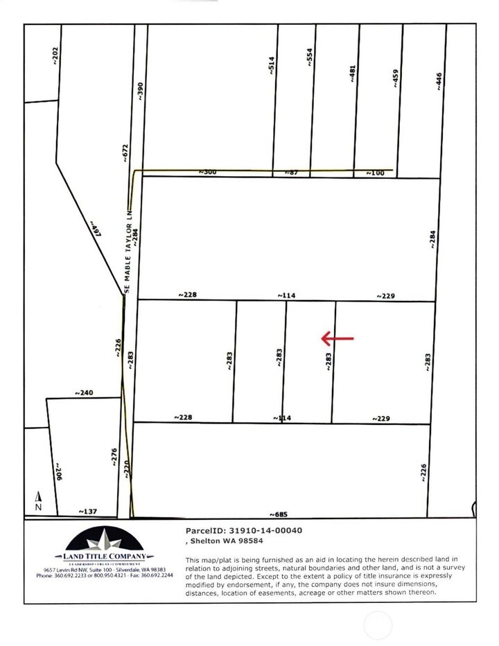 Property Photo:  14 X SE Mable Taylor Lane  WA 98584 