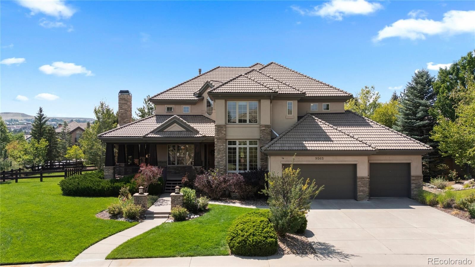 Property Photo: 9565 Silent Hills Lane CO 80124