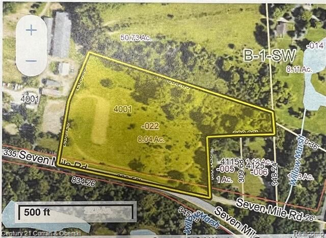 Property Photo:  0000 7 Mile Seven Mile Rd  MI 48178 