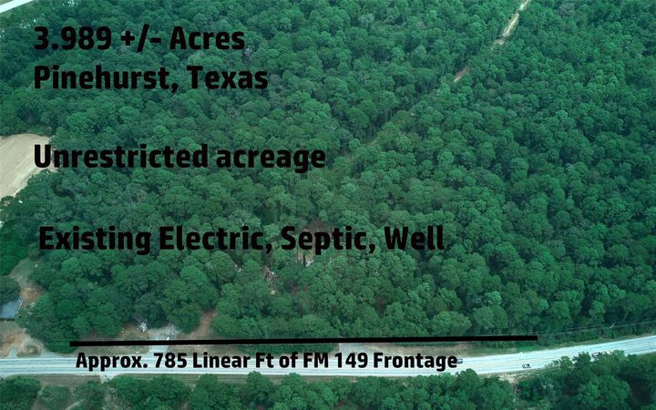 Property Photo: 36014 Fm 149 Road TX 77362