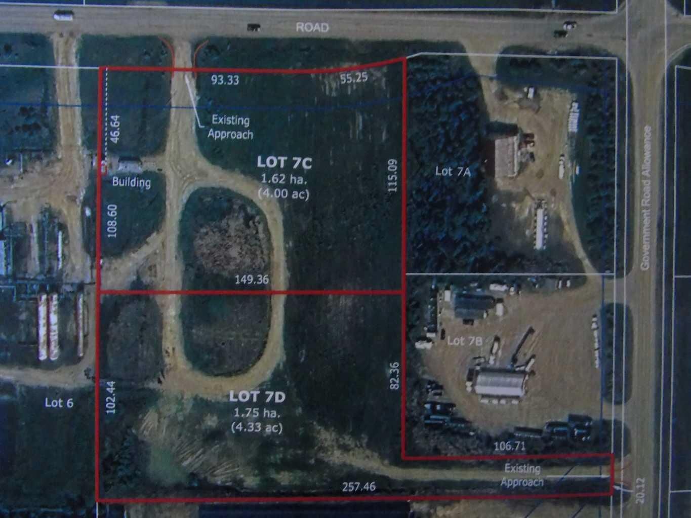 Property Photo: Lot 7C West Mitsue Industrial Road AB T0G 2A0