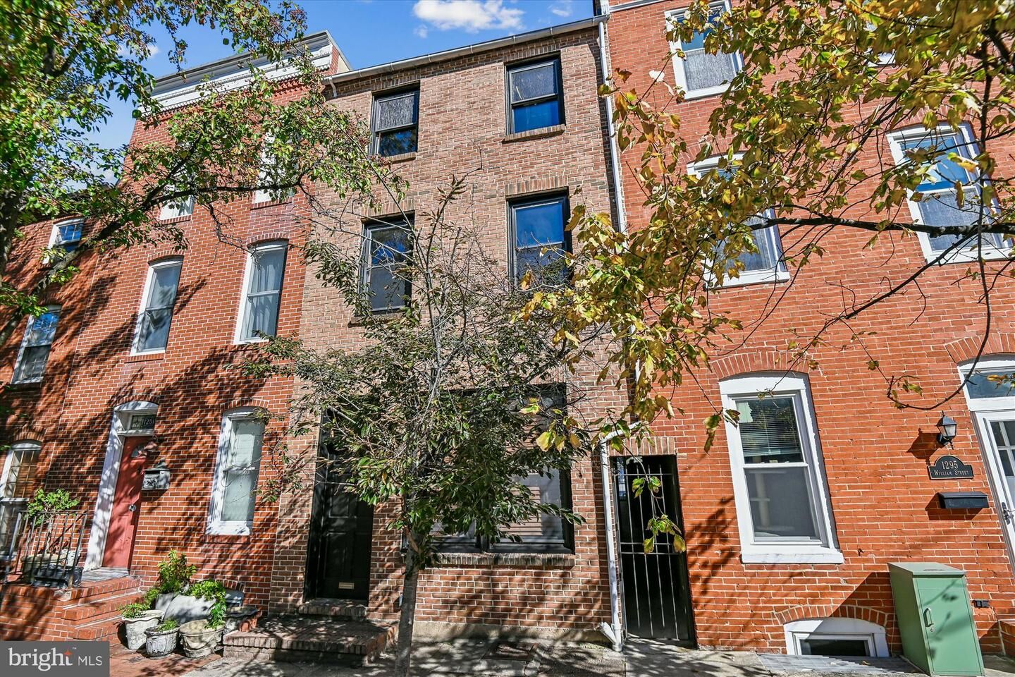 Property Photo:  1293 William Street  MD 21230