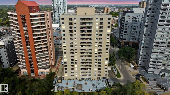 Property Photo:  12303 Jasper Avenue NW 1602  AB T5N 3K7