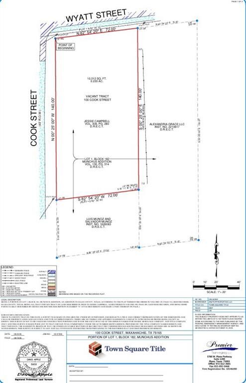 Property Photo:  100 Cook Street  TX 75165 