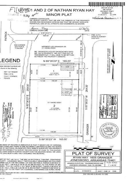 Property Photo: 1517 Granger Drive AR 72405