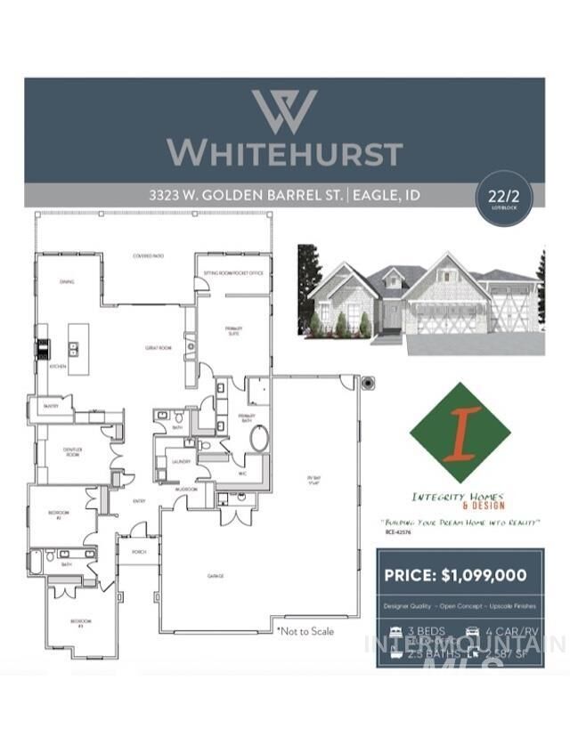 Property Photo:  3323 W Golden Barrel St.  ID 83616 