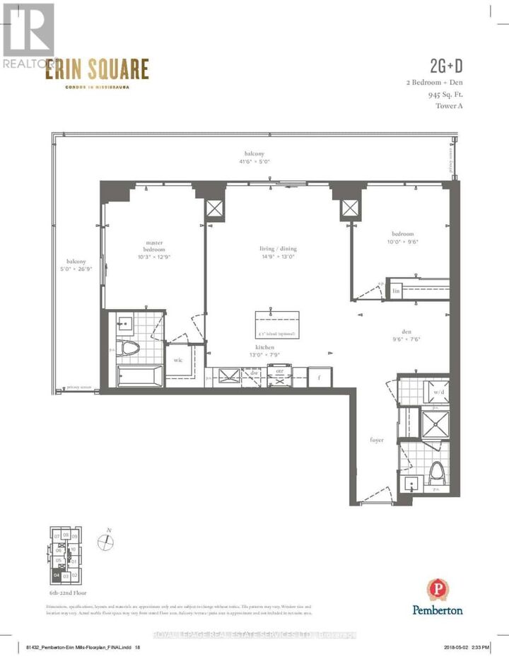 Property Photo:  4675 Metcalfe Avenue 1704  ON L5M 0Z8 