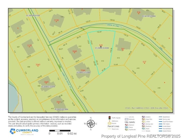 Property Photo:  545 Swan Island Court  NC 28311 