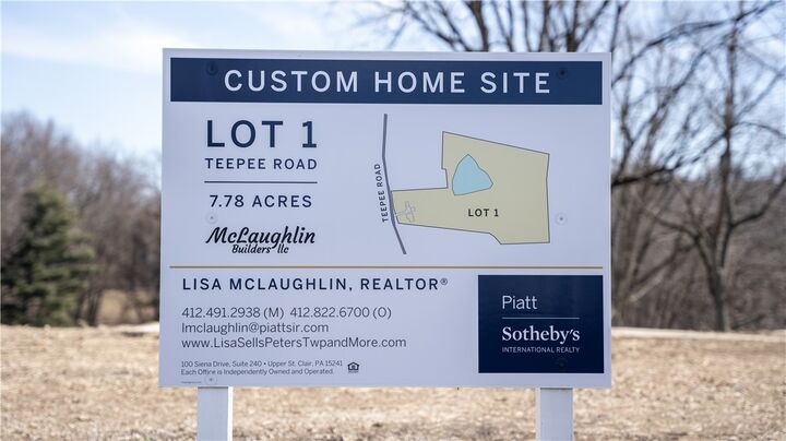 Property Photo: Lot 1 Teepee Road PA 15317