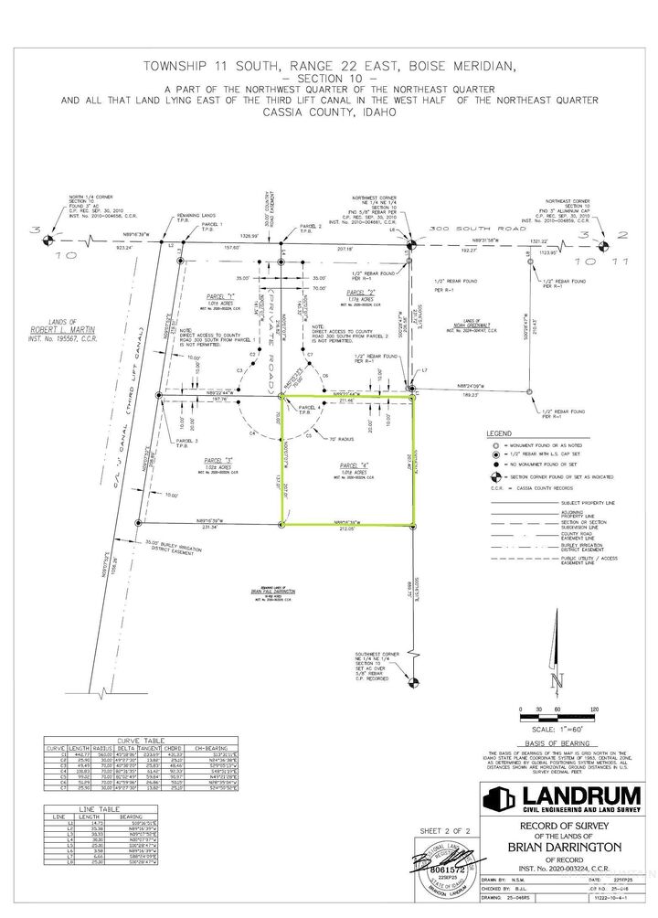 Property Photo:  Tbd 300 S Lot 4  ID 83318 