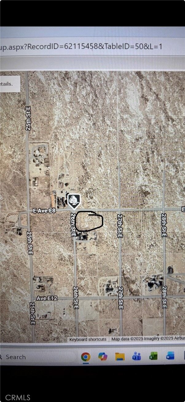 Property Photo:  0 26th St East & Ave E-8  CA 93535 