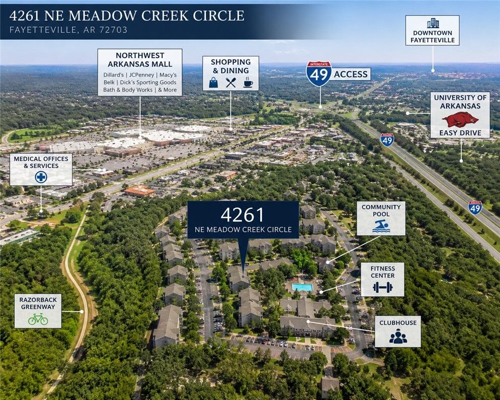 Property Photo:  4261 Meadow Creek Circle 204  AR 72703 