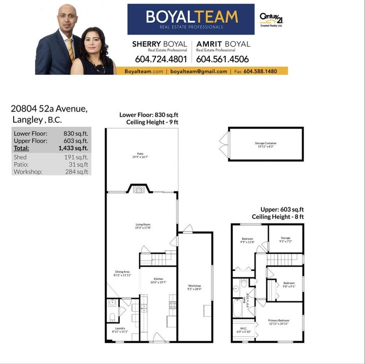 Property Photo:  20804 52A Avenue  BC V3A 6E5 
