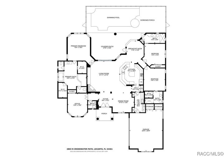 Property Photo:  2803 N Crosswater Path  FL 34461 