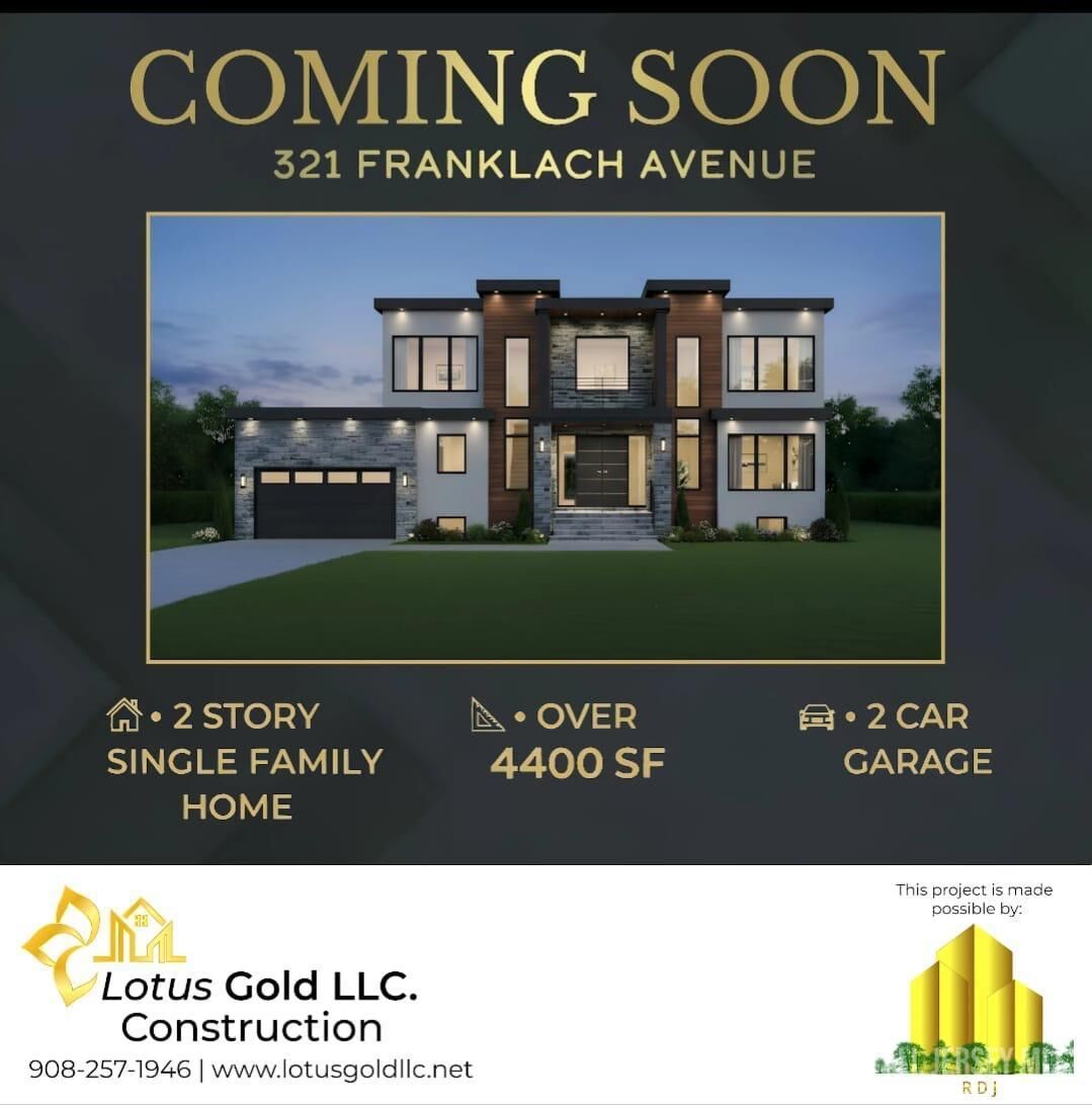 Property Photo: 321 Franklach Avenue NJ 08902