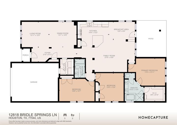 Property Photo:  12818 Bridle Springs Lane  TX 77044 