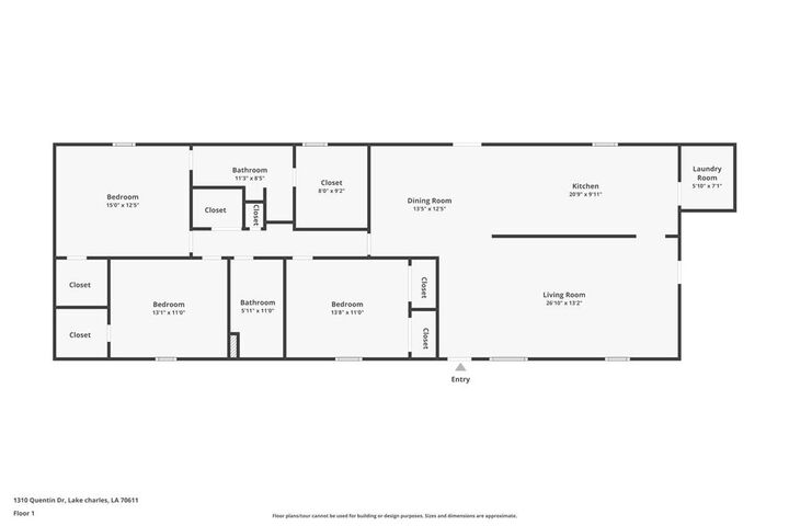 Property Photo:  1310 Quentin Drive  LA 70611 