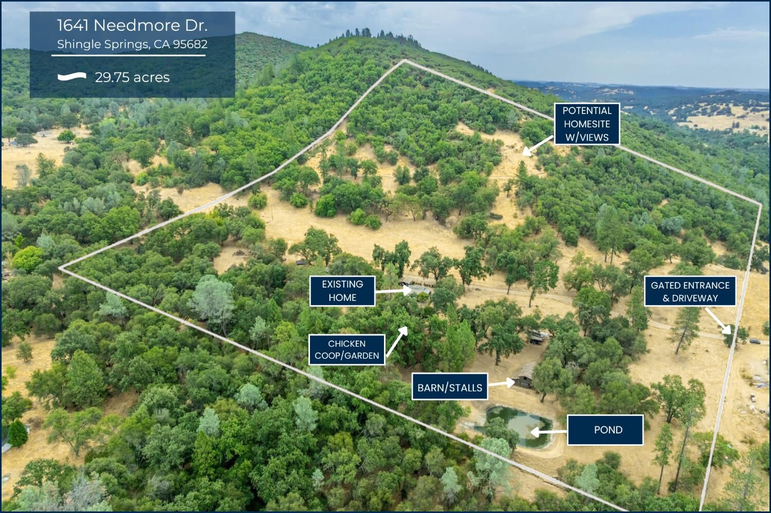 Property Photo: 1641 Needmore Drive CA 95682
