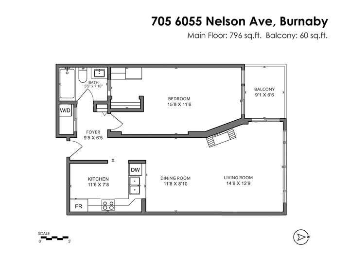 Property Photo: 6055 Nelson Avenue 705 BC V5H 4L4