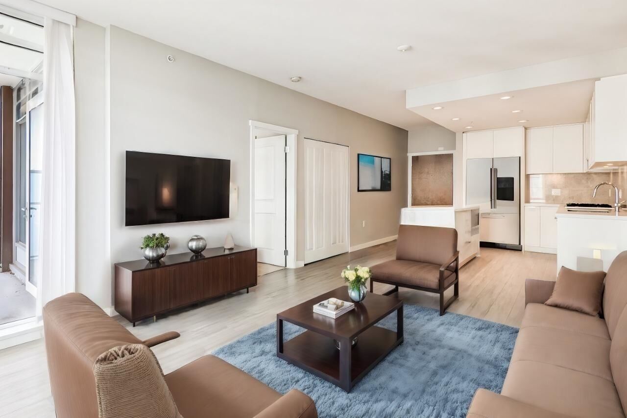 Property Photo:  3188 Riverwalk Avenue 402  BC V5S 0E7 