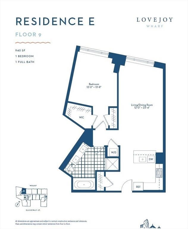 Property Photo:  100 Lovejoy Wharf 9-E  MA 02114 