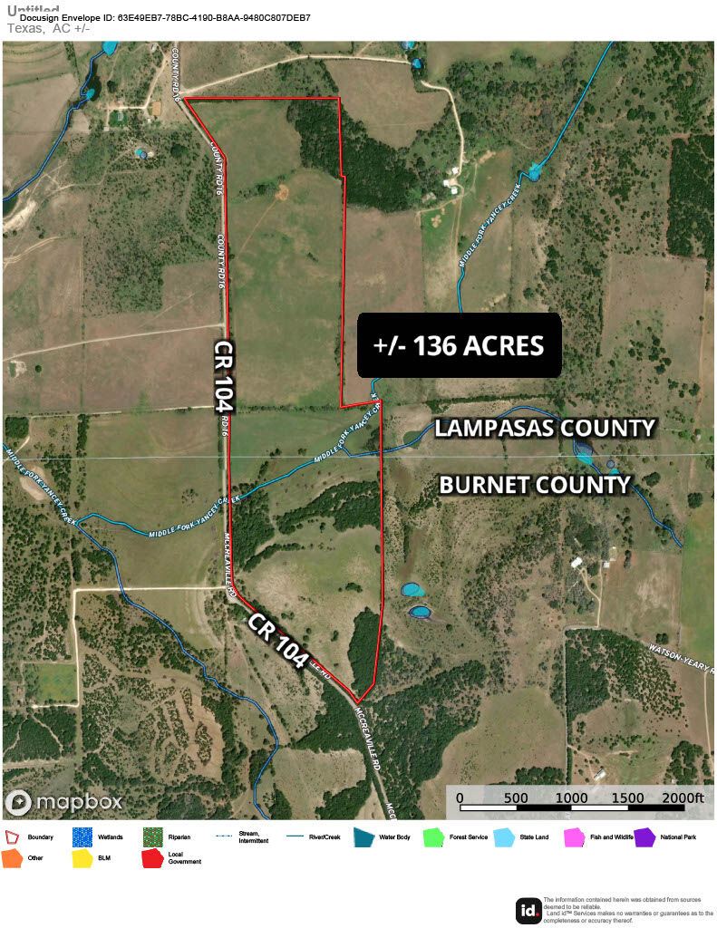 Property Photo:  Tba County Road 104 Road  TX 76550 