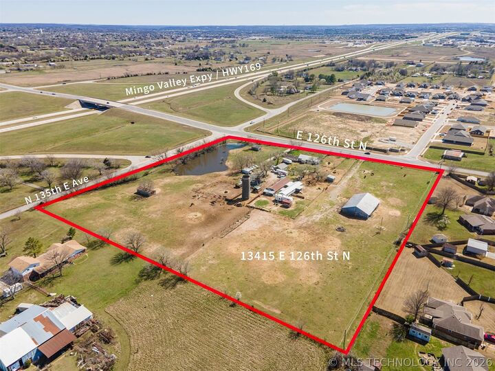 Property Photo:  13415 E 126th Street N  OK 74021 