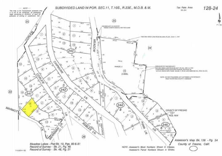 Property Photo:  41738 Marmot Lane  CA 93602 