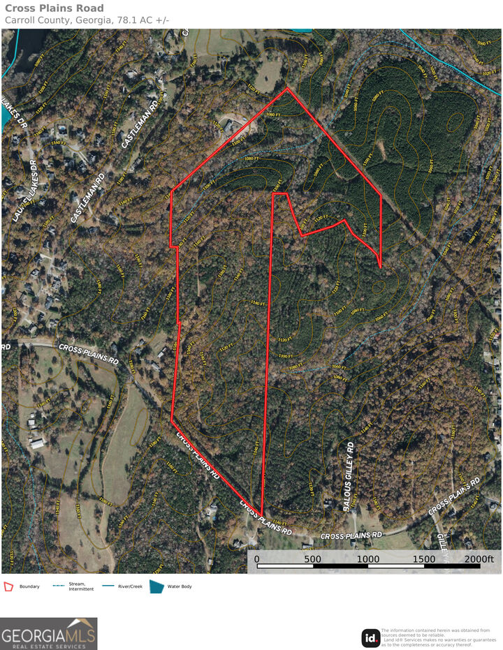 Property Photo: 78 Acres Cross Plains Road GA 30116