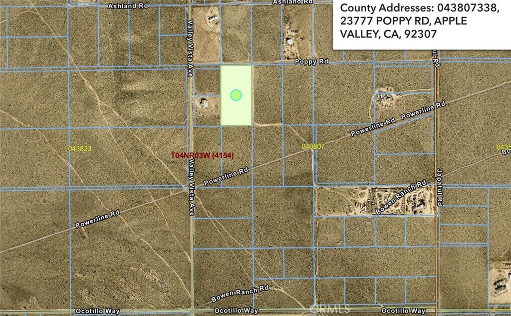 Property Photo:  23777 Poppy Road  CA 92308 