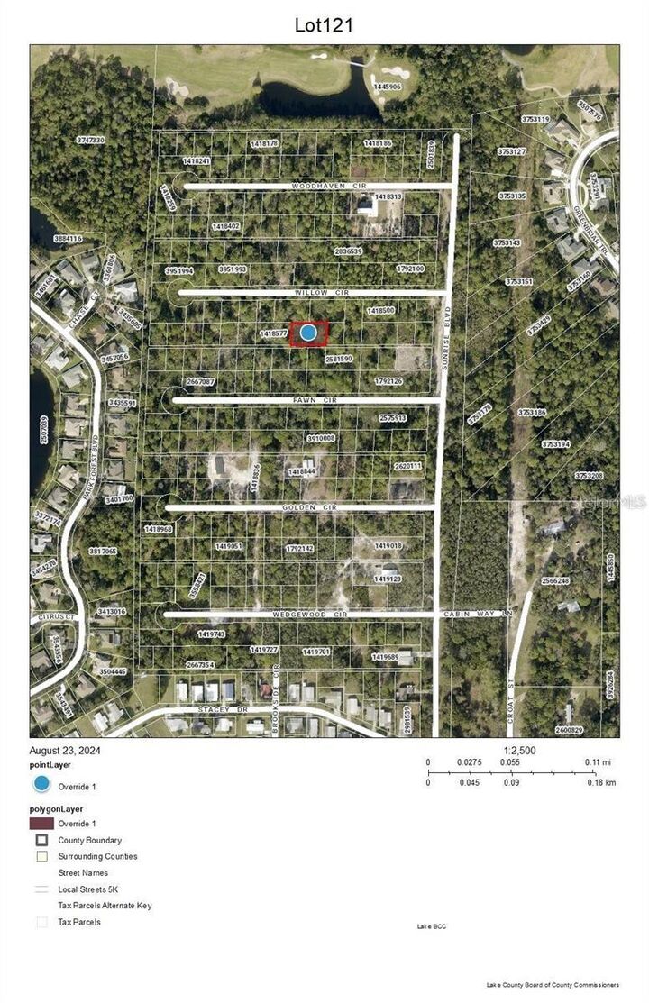 Property Photo:  Lots 121 &Amp 122 Park Forest Blvd  FL 32757 