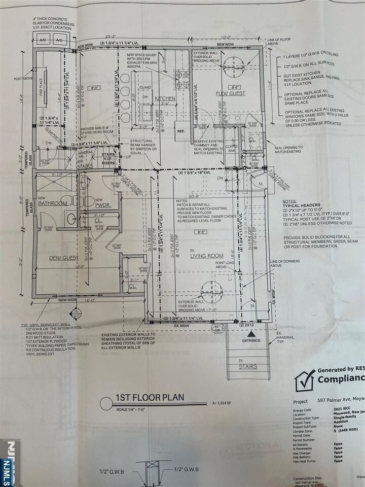 Property Photo:  597 Palmer Avenue  NJ 07607 