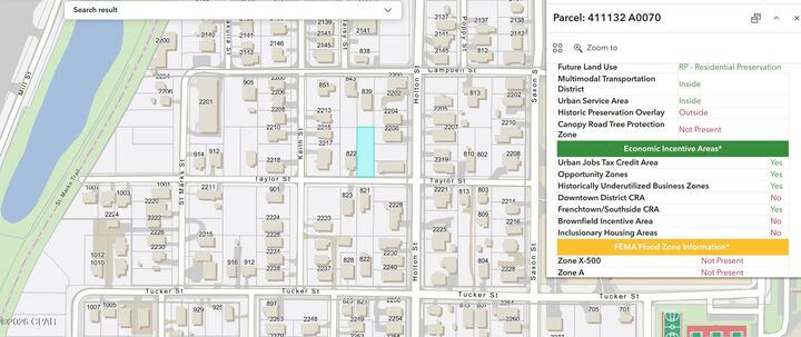 Property Photo:  Lot 7 Taylor Street  FL 32310 