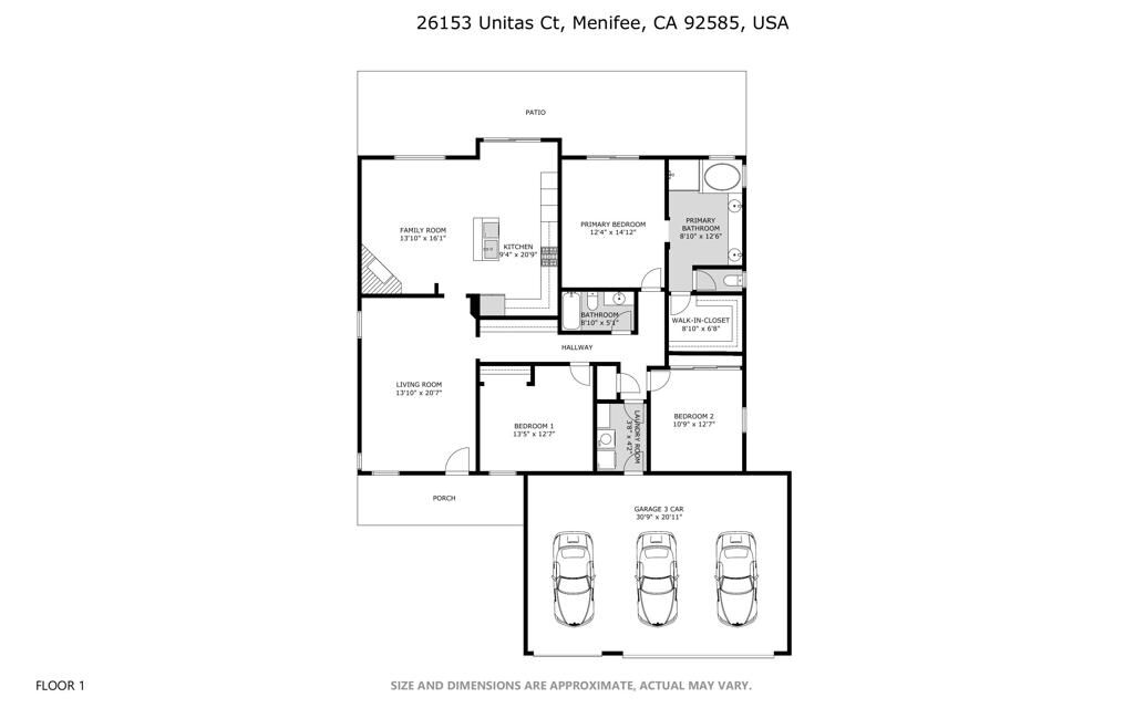 Property Photo:  26153 Unitas Court  CA 92585 