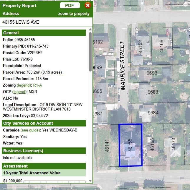 Property Photo: 46155 Lewis Avenue BC V2P 3E2